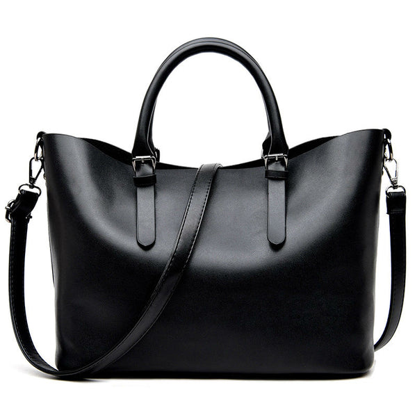 Elegant Chrome Two Way Tote Bag