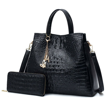 Crocodile Skin Two Way Tote Bag