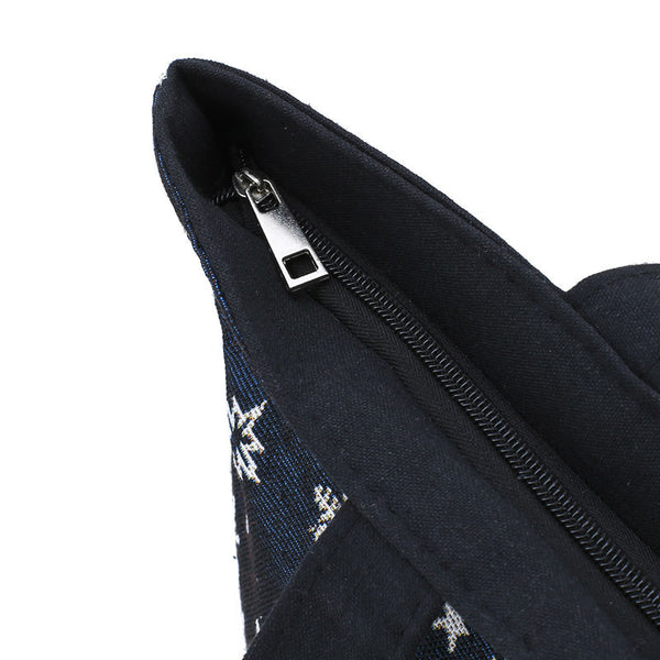 Vintage Embroidery Cats Tote Bag