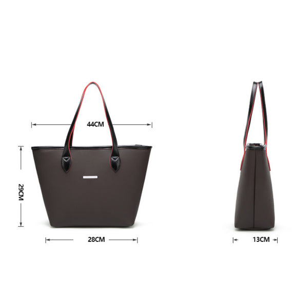 Candy Color Strap Chrome Tote Bag