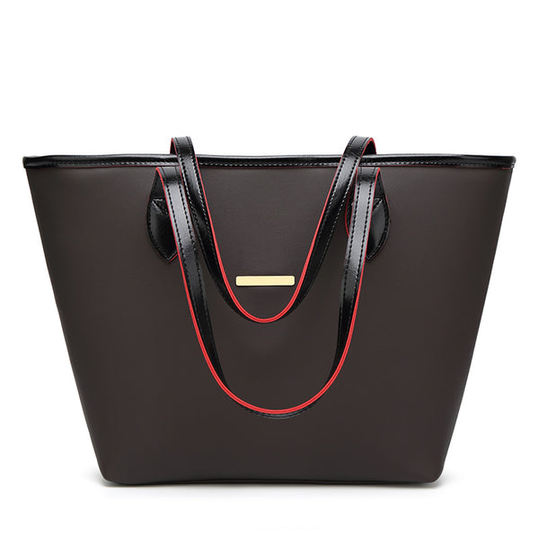 Candy Color Strap Chrome Tote Bag