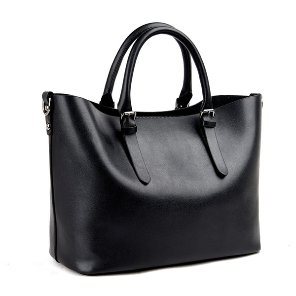 Elegant Chrome Two Way Tote Bag