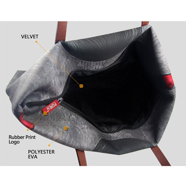 Floral Print Tote Bag