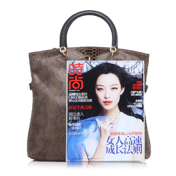 Snake Skin Designer Tote Bag