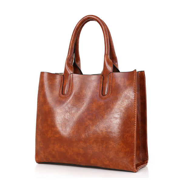 3 in 1 Genuine Leather Tote Bag