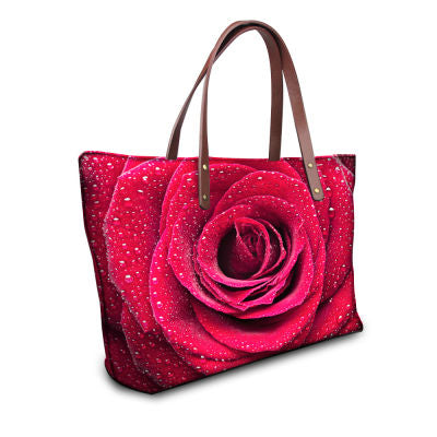 Floral Print Tote Bag