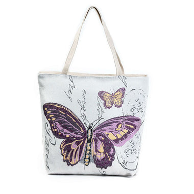Butterfly Printed Tote Bags