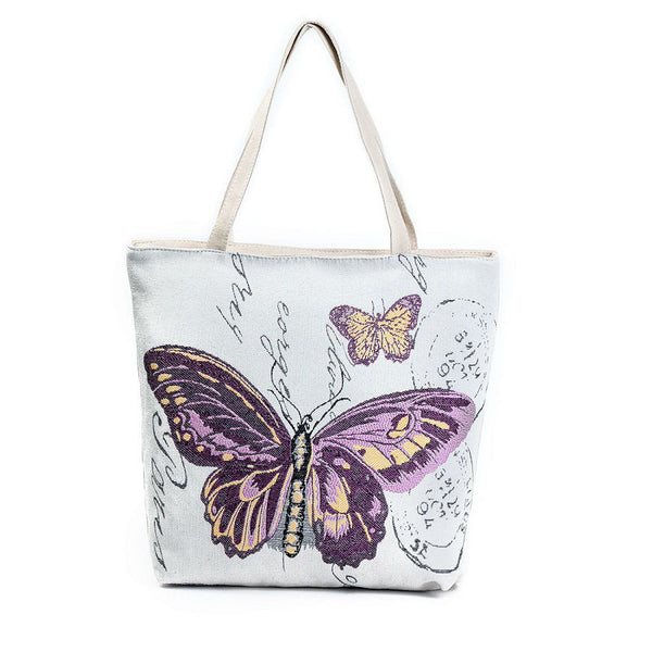 Butterfly Printed Tote Bags