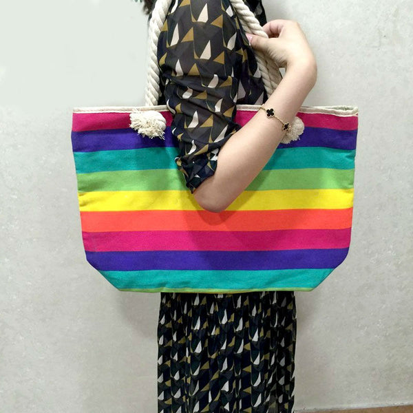 Rainbow Casual Tote Bag