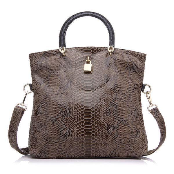 Snake Skin Designer Tote Bag