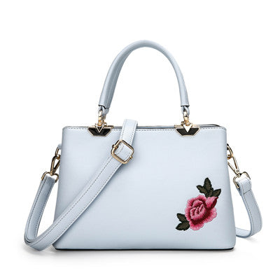 Rose Embroidery Two Way Bags