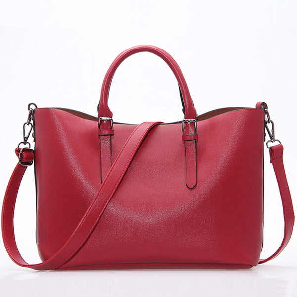 Elegant Chrome Two Way Tote Bag